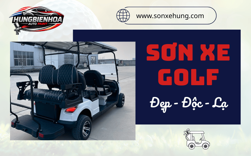 sơn xe golf Đồng Nai