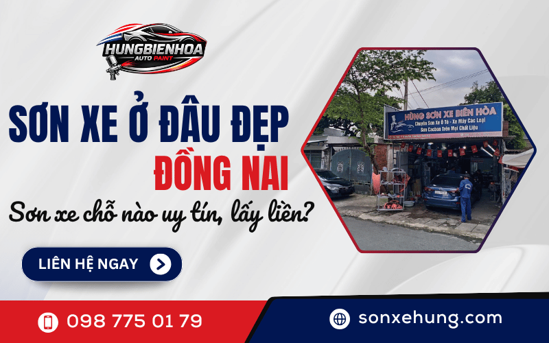 sơn xe ở đâu đẹp Đồng Nai
