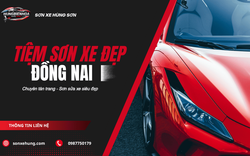 Tiệm sơn xe đẹp Đồng Nai - Sơn xe Trảng Dài Biên Hòa tân trang đẹp