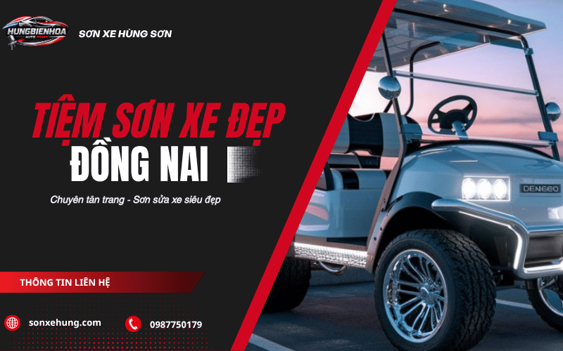Tiệm sơn xe đẹp Đồng Nai - Sơn xe Trảng Dài Biên Hòa tân trang đẹp